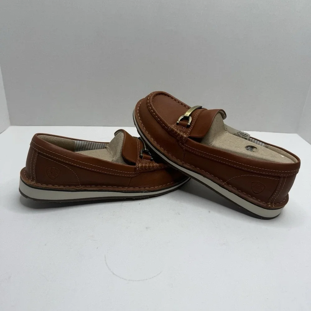 Ariat Ivy Cruiser Loafers Honeycomb Leather Bit Shoes Womens 6 B 10027184 NEW